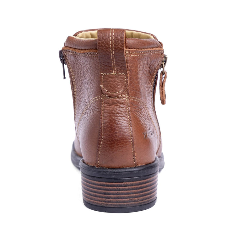 Botina Feminina Zebu em Couro Bovino 87020FL07 - Strut