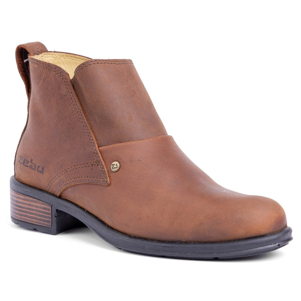 Botina Feminina Zebu em Couro Bovino 87040MS05 - Strut