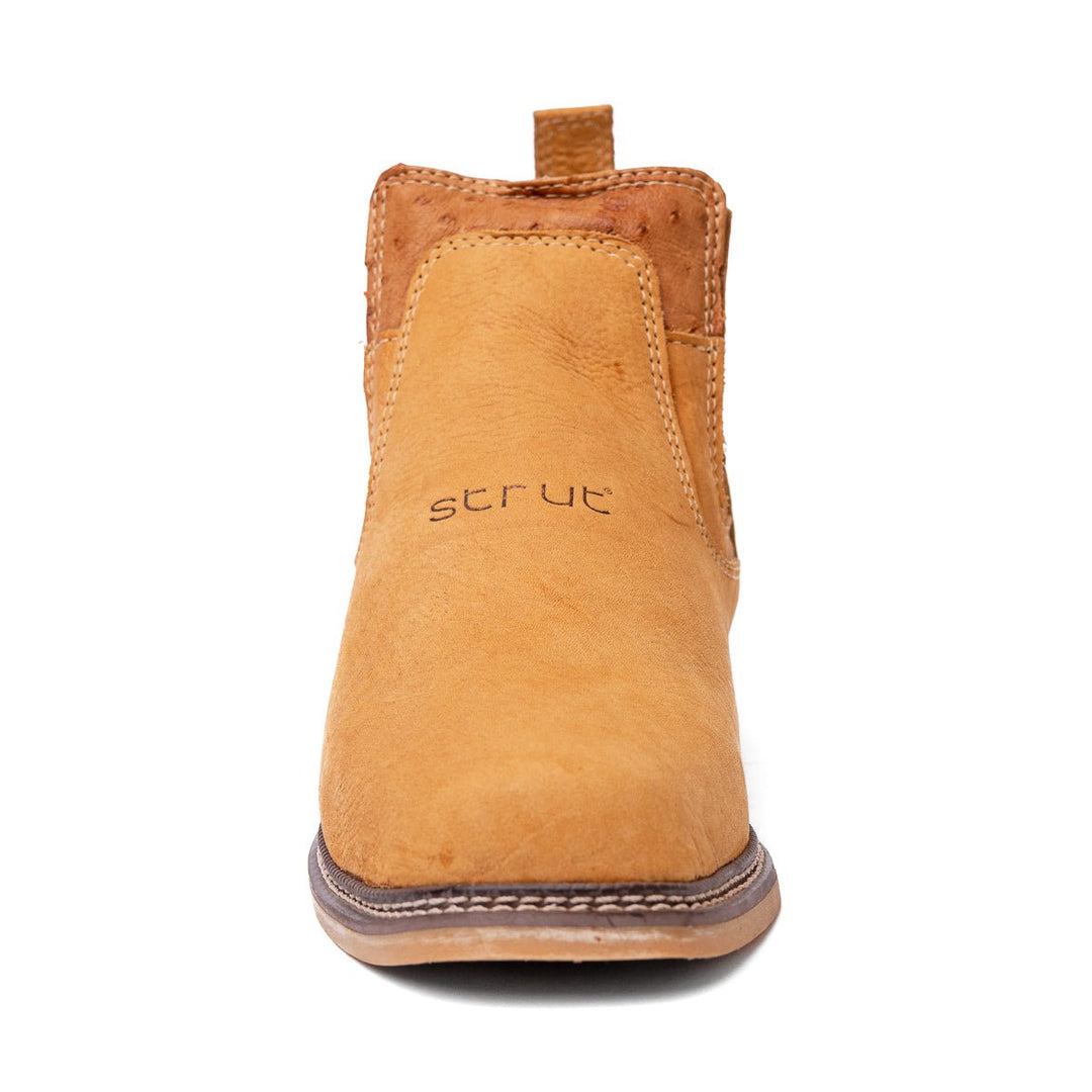 Botina Masculina Strut ST3024 Couro Bovino - Castor - Strut