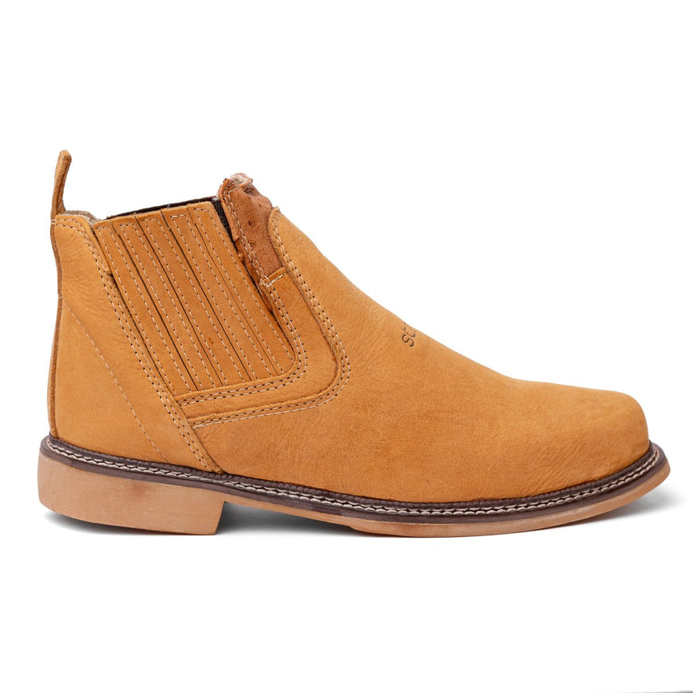 Botina Masculina Strut ST3024 Couro Bovino - Castor - Strut
