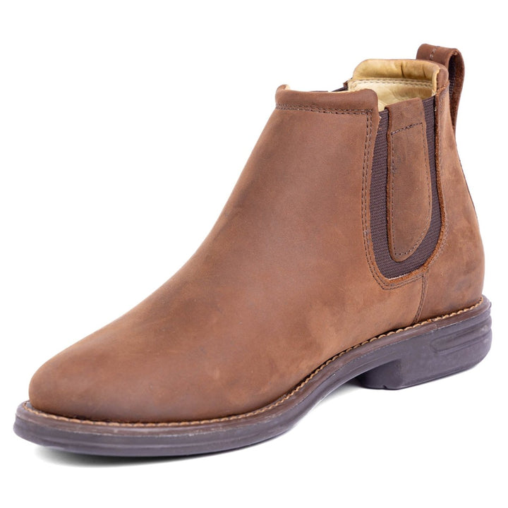 Botina Masculina Zebu em Couro Bovino 59080MS05 Terra - Strut
