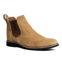 Botina Strut Masculina Chelsea Couro Bovino Invertido Charmy - Strut