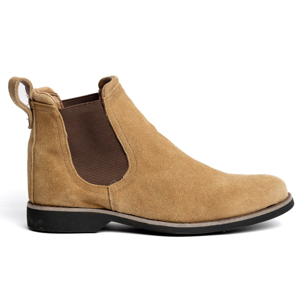 Botina Strut Masculina Chelsea Couro Bovino Invertido Charmy - Strut