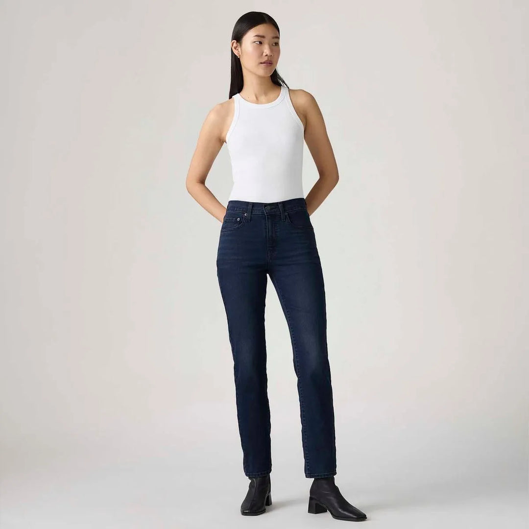 Calça Jeans Levi's® 724® High Rise Straight Lavagem Escura