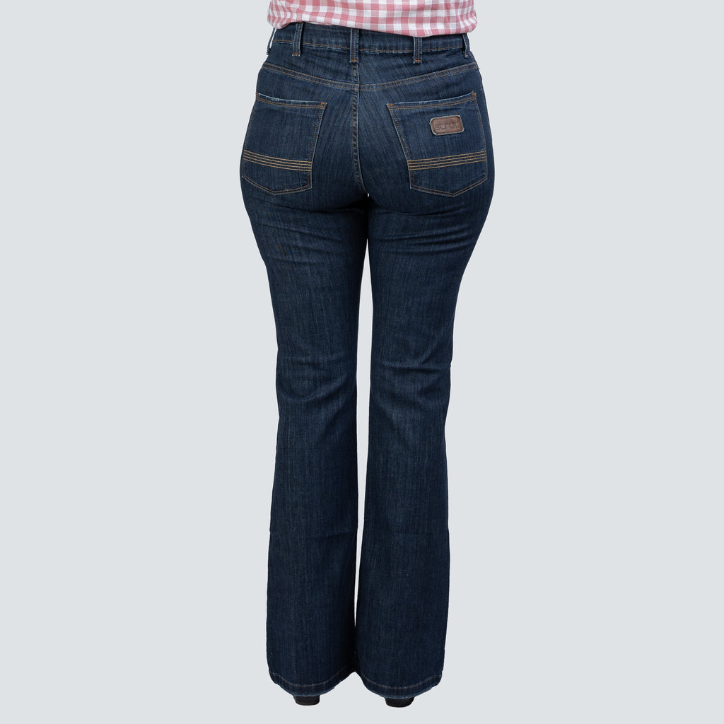 Caça Jeans Flare Feminina Amaciado Strut - Strut