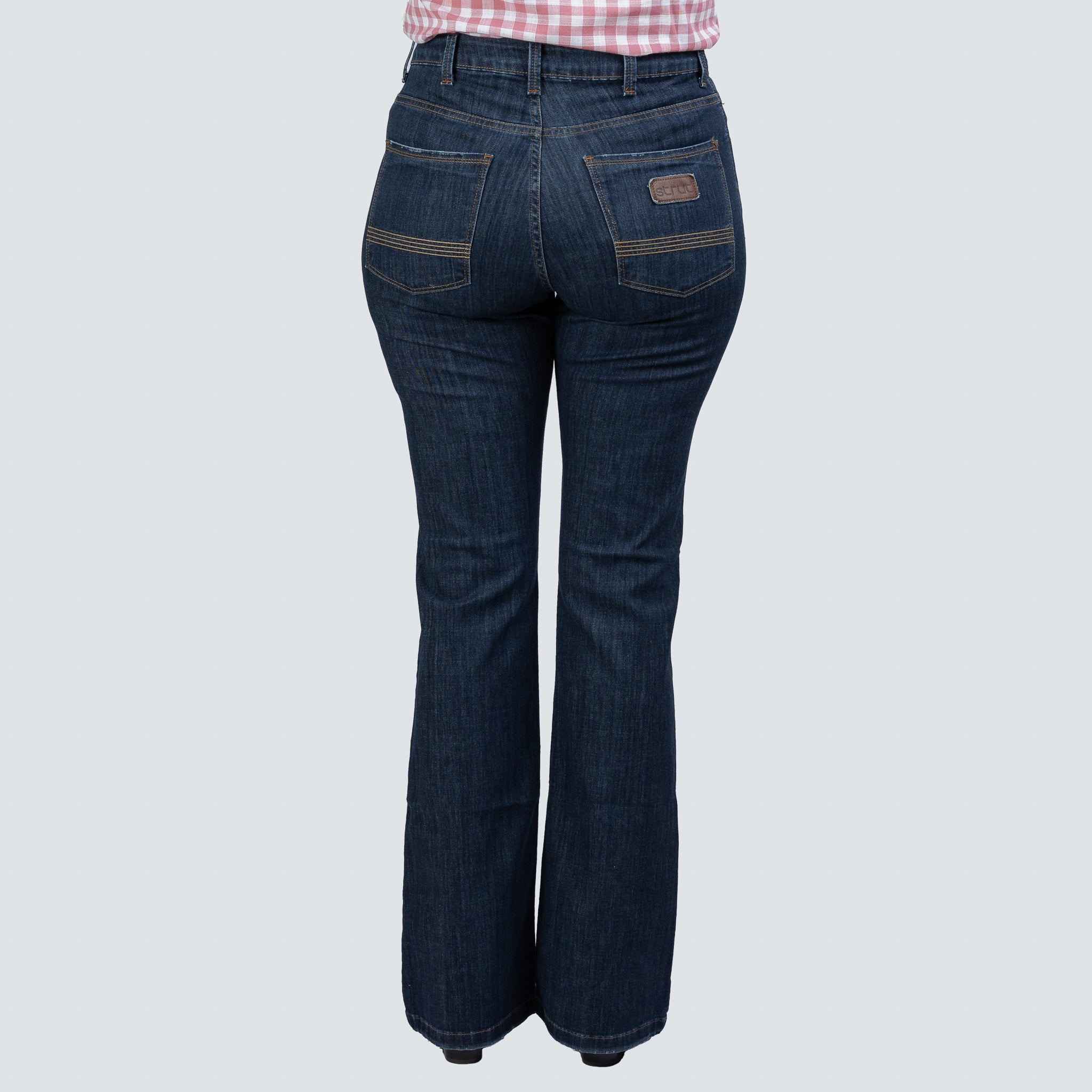Caça Jeans Flare Feminina Amaciado Strut - Strut