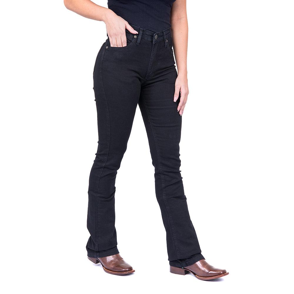 Calça Jeans Feminina Wrangler® Boot Cut Preta 19MX2BK60 - Strut