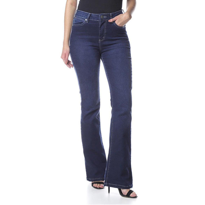 Calça Jeans Feminina Wrangler® Lycra Cintura Alta Flare WF5107 - Strut