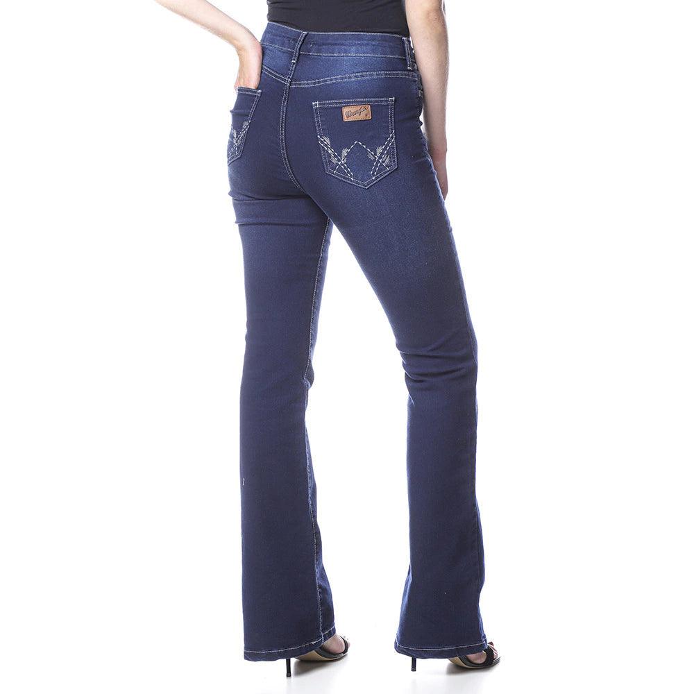 Calça Jeans Feminina Wrangler® Lycra Cintura Alta Flare WF5107 - Strut