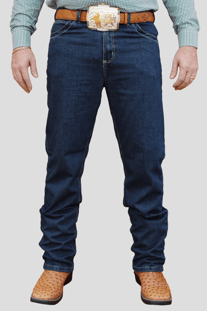 Calça Masculina Strut Bootcut Costura Larga - Jeans Brow - Strut