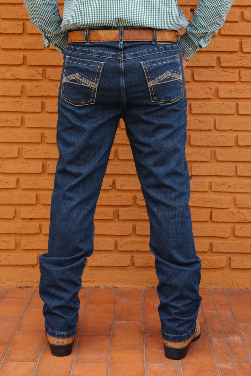 Calça Masculina Strut Bootcut Costura Larga - Jeans Brow - Strut