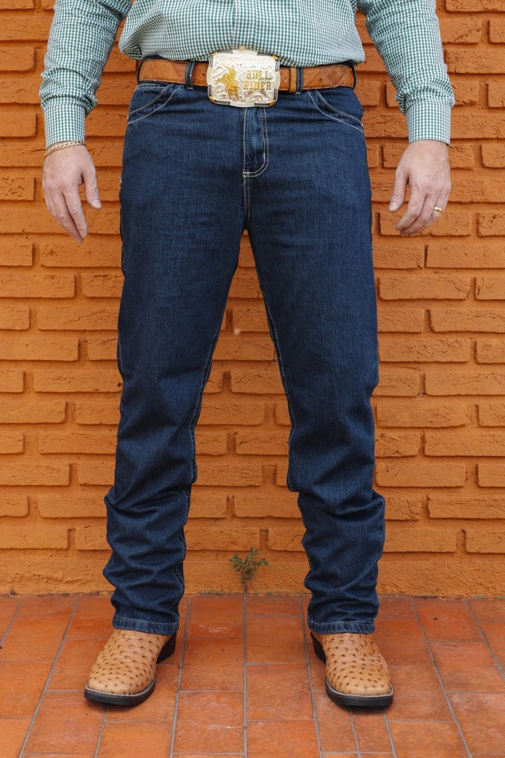 Calça Masculina Strut Bootcut Costura Larga - Jeans Brow - Strut