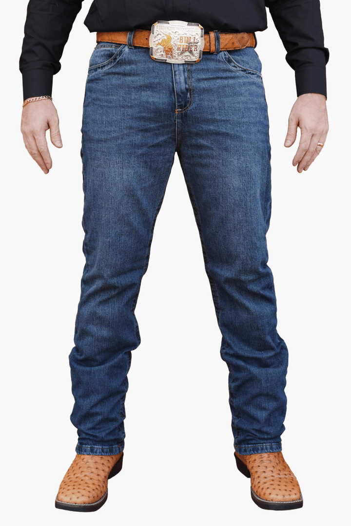 Calça Masculina Strut Bootcut Costura Larga - Stone - Strut