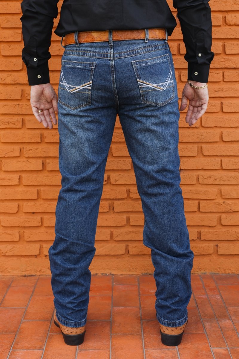 Calça Masculina Strut Bootcut Costura Larga - Stone - Strut