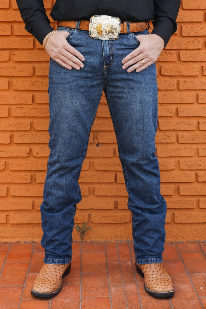 Calça Masculina Strut Bootcut Costura Larga - Stone - Strut