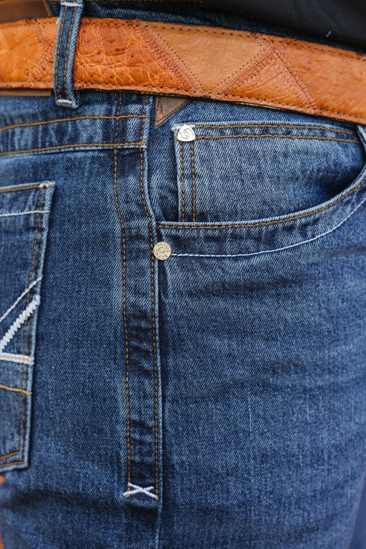 Calça Masculina Strut Bootcut Costura Larga - Stone - Strut