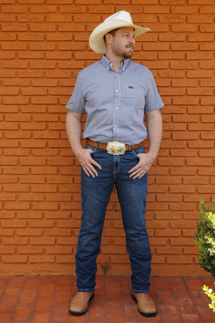 Calça Masculina Strut Bootcut Tradicional - Stone - Strut