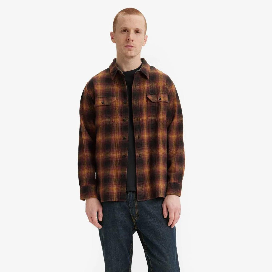 Camisa Levi's® Classic Worker Xadrez Manga Longa - Strut