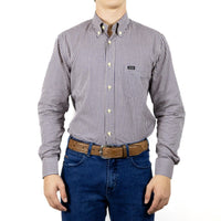 Camisa Manga Longa Xadrez Strut Marinho/Bege - Strut