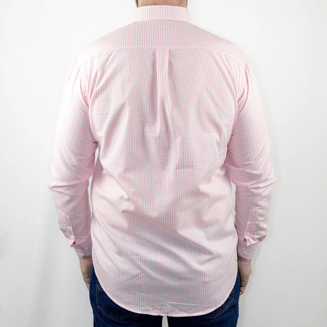 Camisa Masculina Strut Manga Longa Xadrez Rosa - Strut