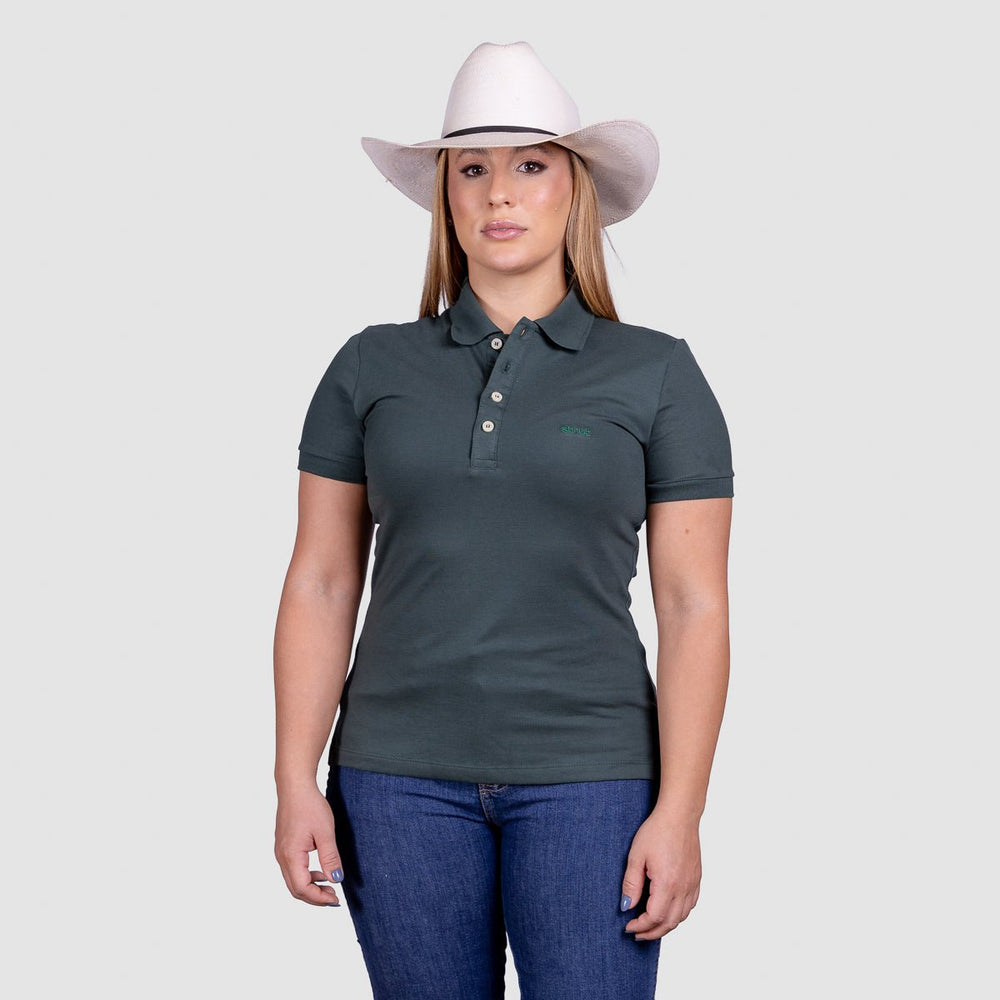 Camisa Polo Feminina Algodão Pima - Jade - Strut