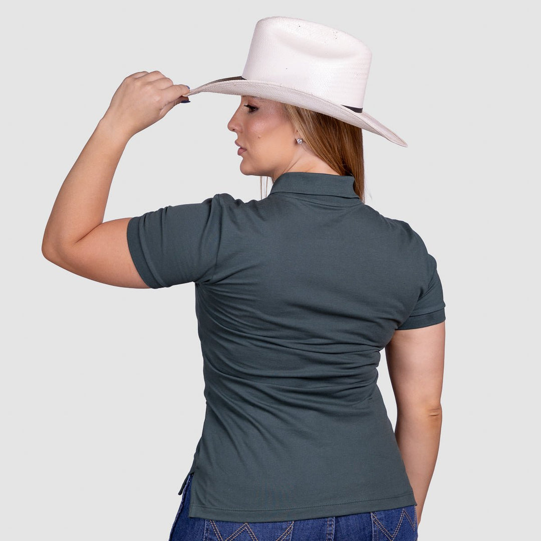 Camisa Polo Feminina Algodão Pima - Jade - Strut
