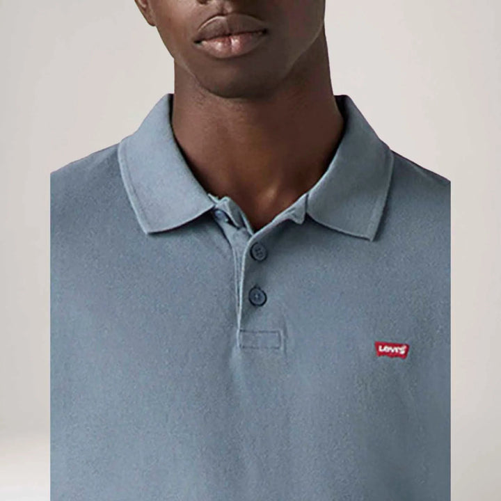 Camisa Polo Levi's Housemark Azul Manga Curta - Strut