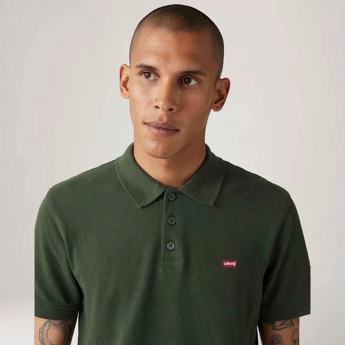 Camisa Polo Levi's Housemark Verde Manga Curta - Strut