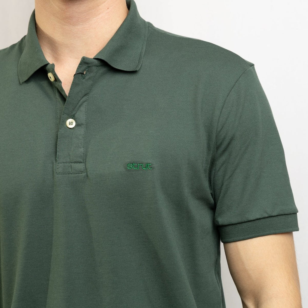 Camisa Polo Masculina Algodão Pima - Jade - Strut