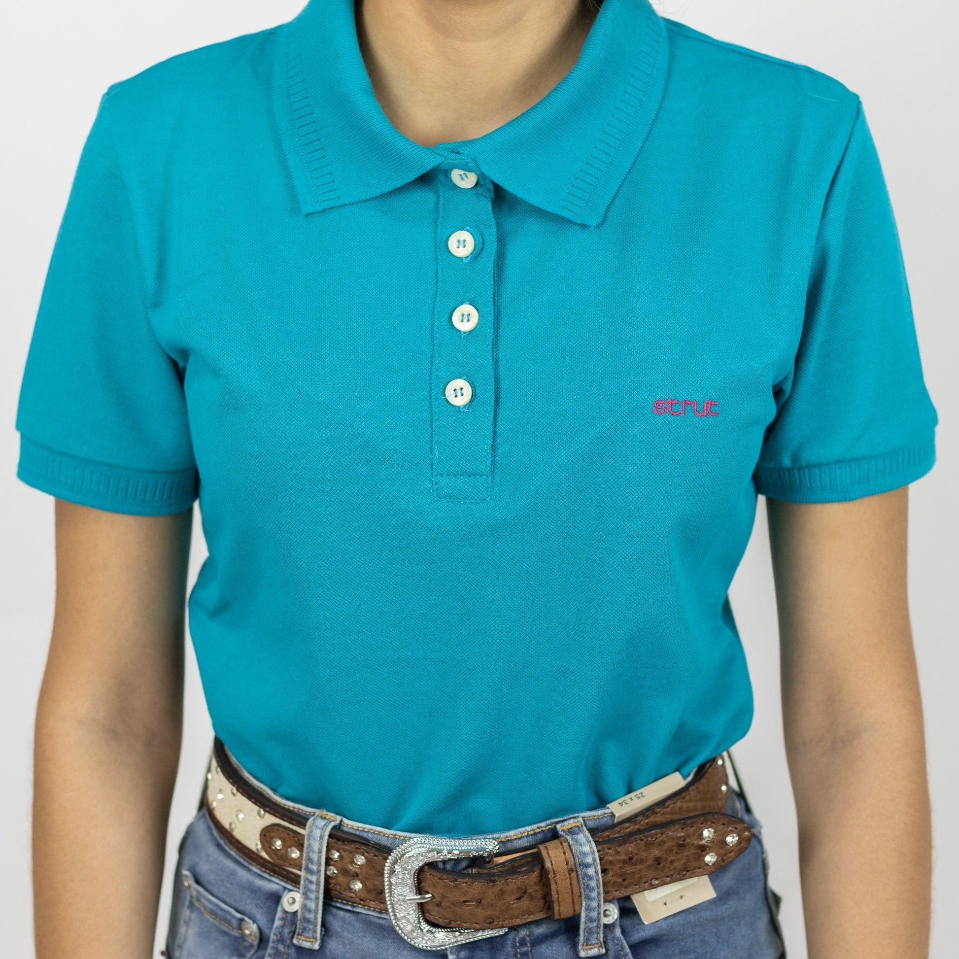 Camisa Polo Strut Feminina Piquet Jade - Strut