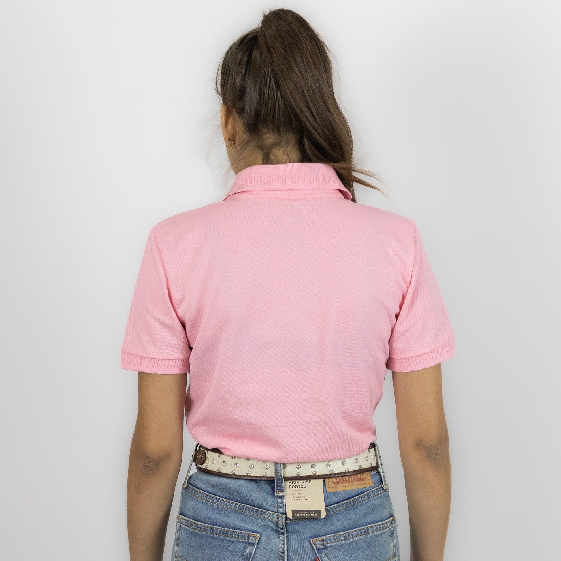 Camisa Polo Strut Feminina Piquet Rosa - Strut