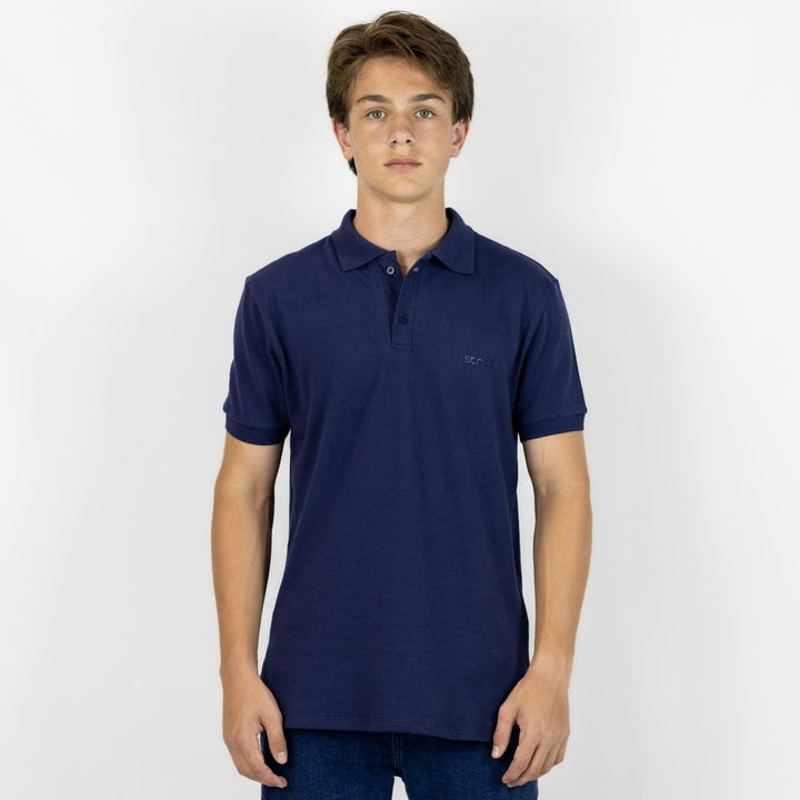 Camisa Polo Strut Masculina Piquet Azul Marinho - Strut