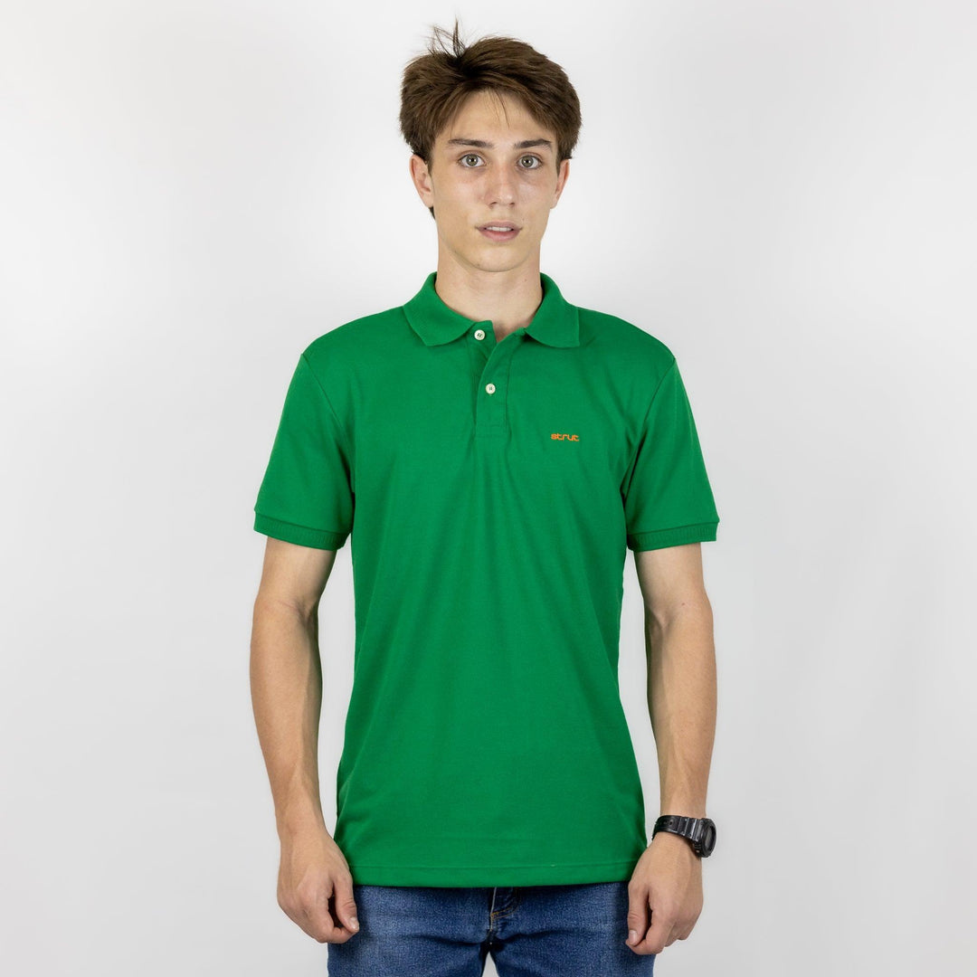 Camisa Polo Strut Masculina Piquet Verde Bandeira - Strut