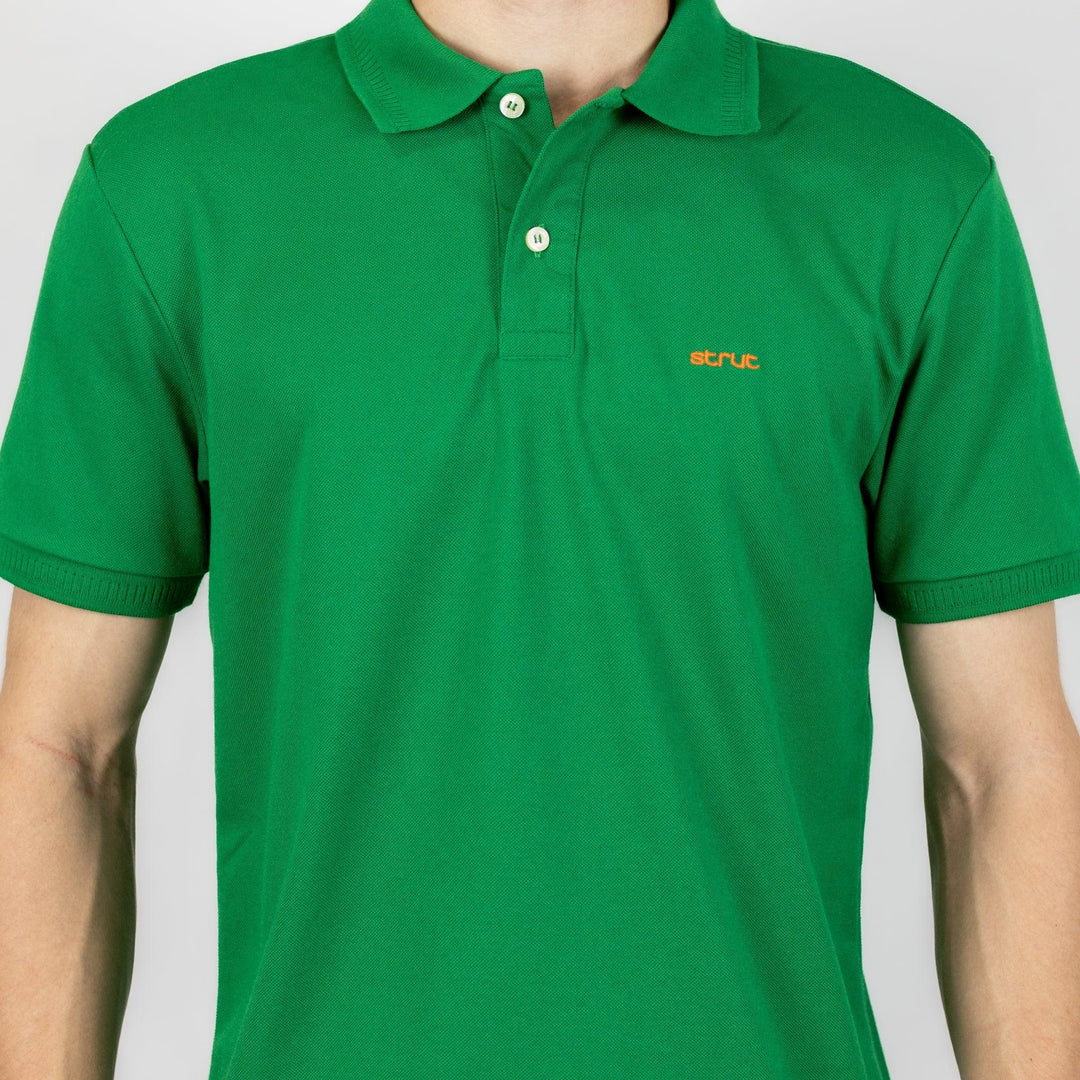 Camisa Polo Strut Masculina Piquet Verde Bandeira - Strut