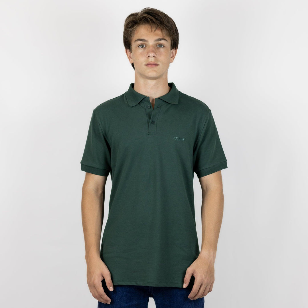 Camisa Polo Strut Masculina Piquet Verde Escuro - Strut