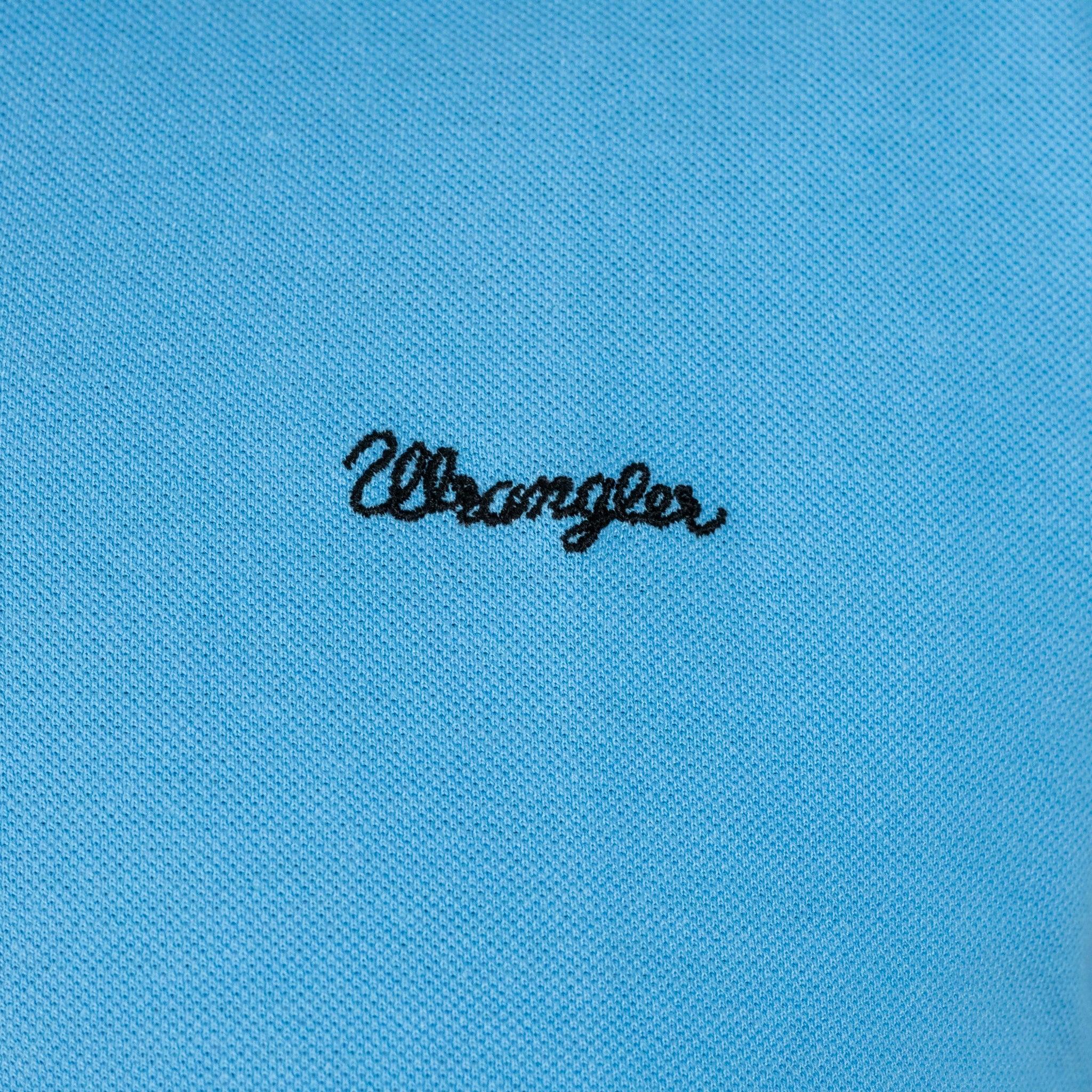 Camisa Polo Wrangler® Piquet Azul Claro - Strut