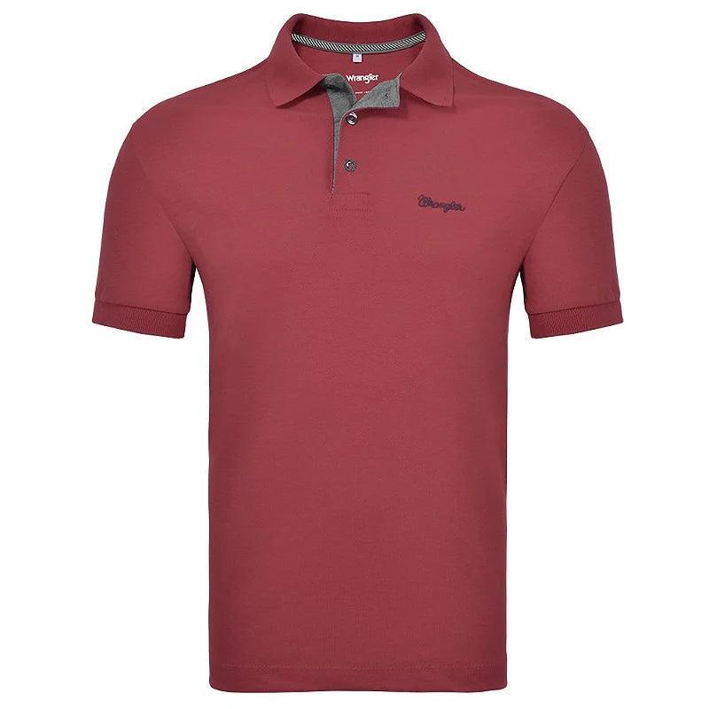 Camisa Polo Wrangler® Piquet Vermelha - Strut