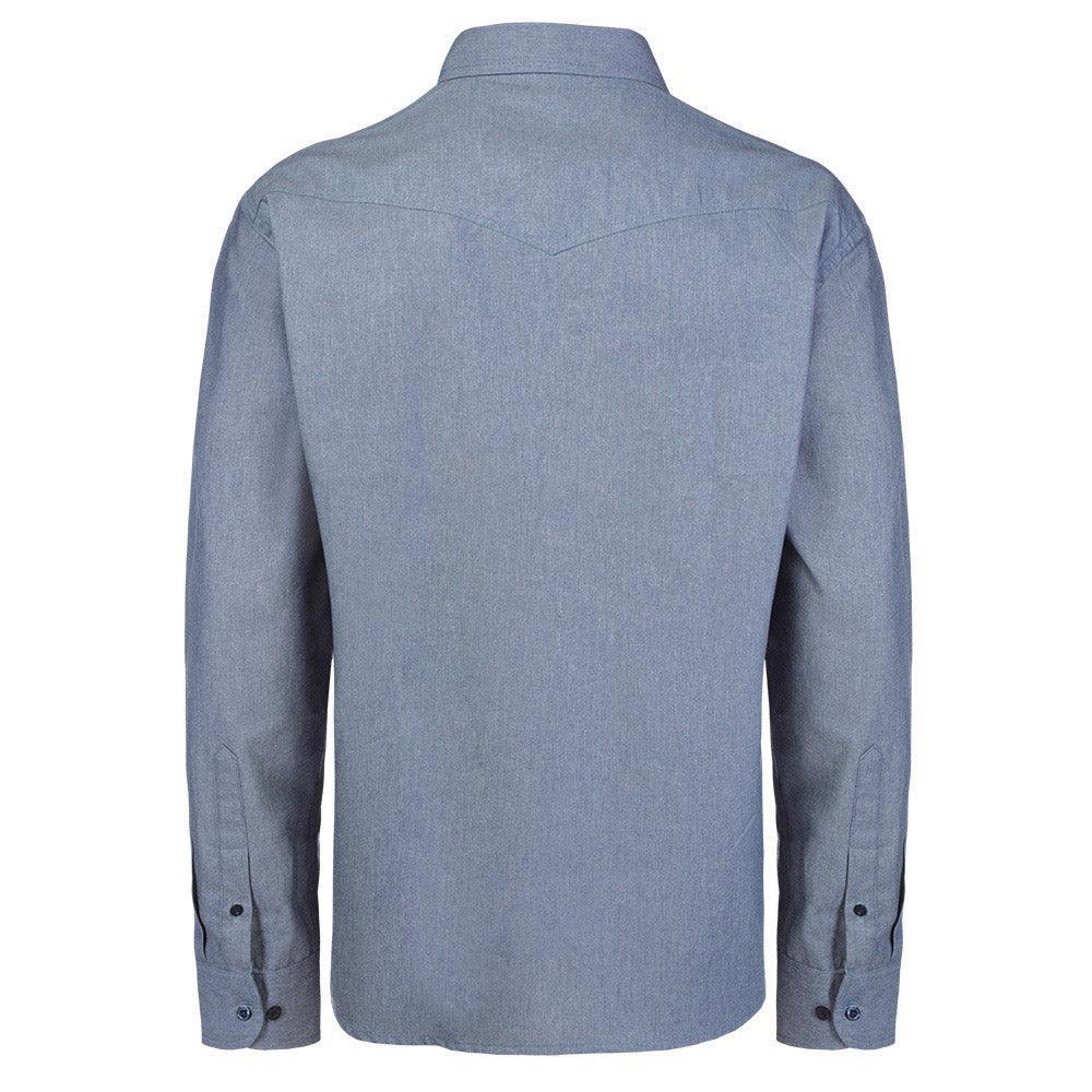 Camisa Wrangler® Masculina Tricoline Regular Fit WM9302 - Strut