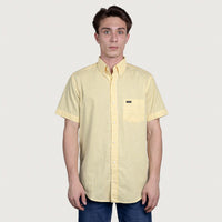 Camisa Xadrez Masculina Manga Curta - Amarela - Strut