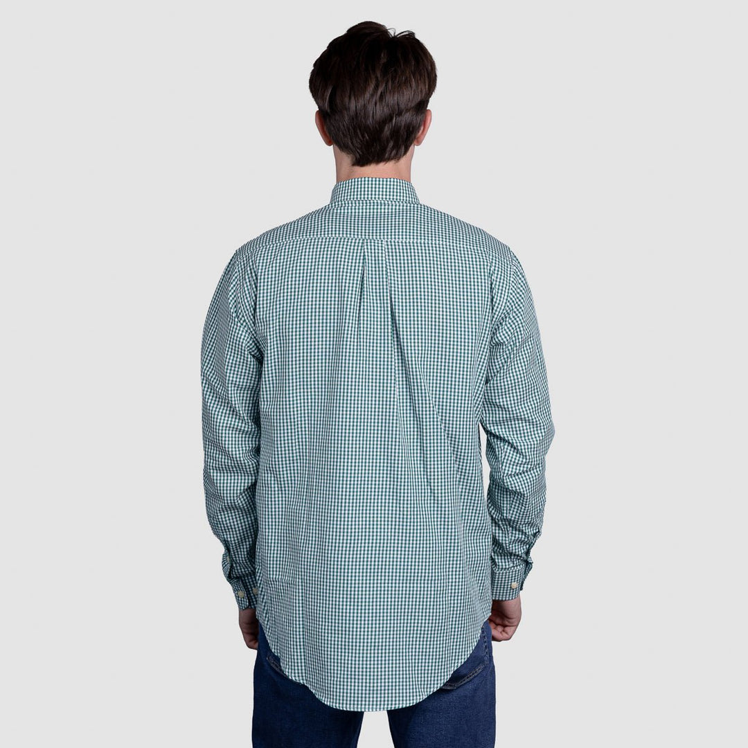 Camisa Xadrez Masculina Manga Longa - Verde - Strut