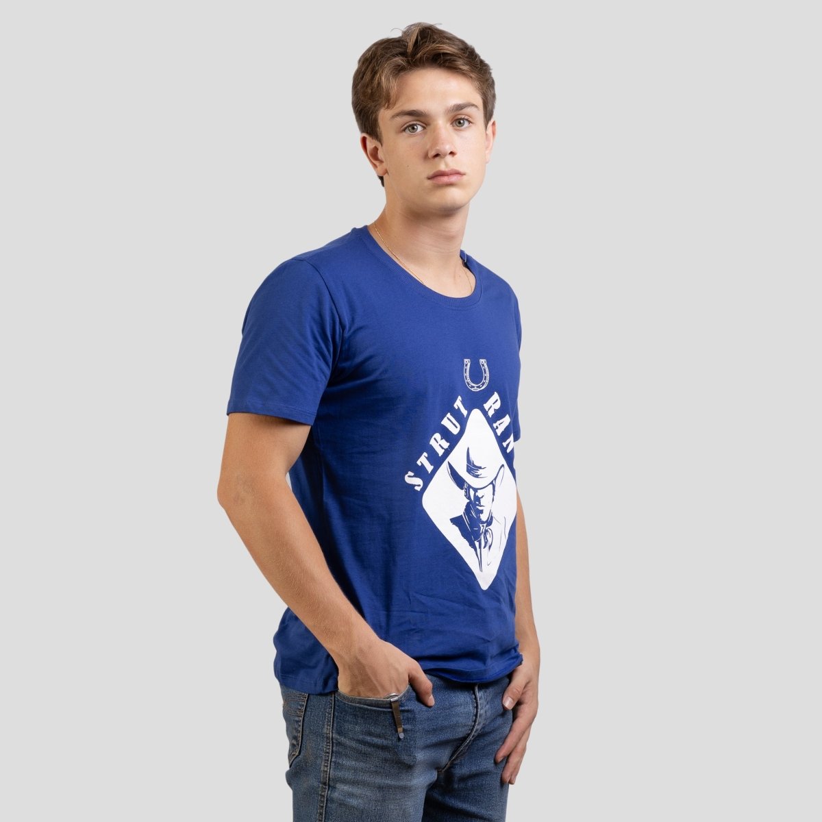 Camiseta Basica Gola Careca Masculina Strut Ranch - Strut