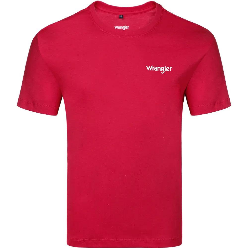 Camiseta Básica Masculina Wrangler® Vermelha WM5503VM - Strut