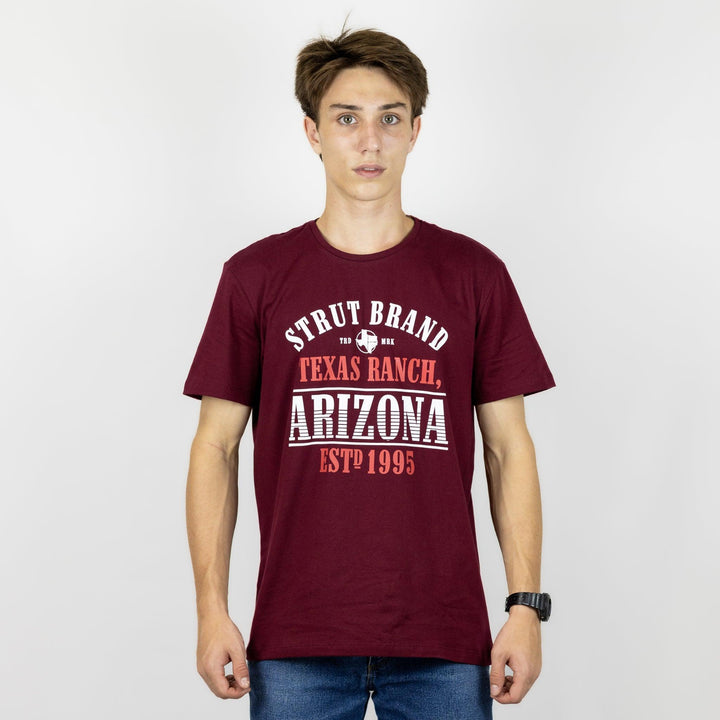 Camiseta Básica Strut Arizona Bordô - Strut