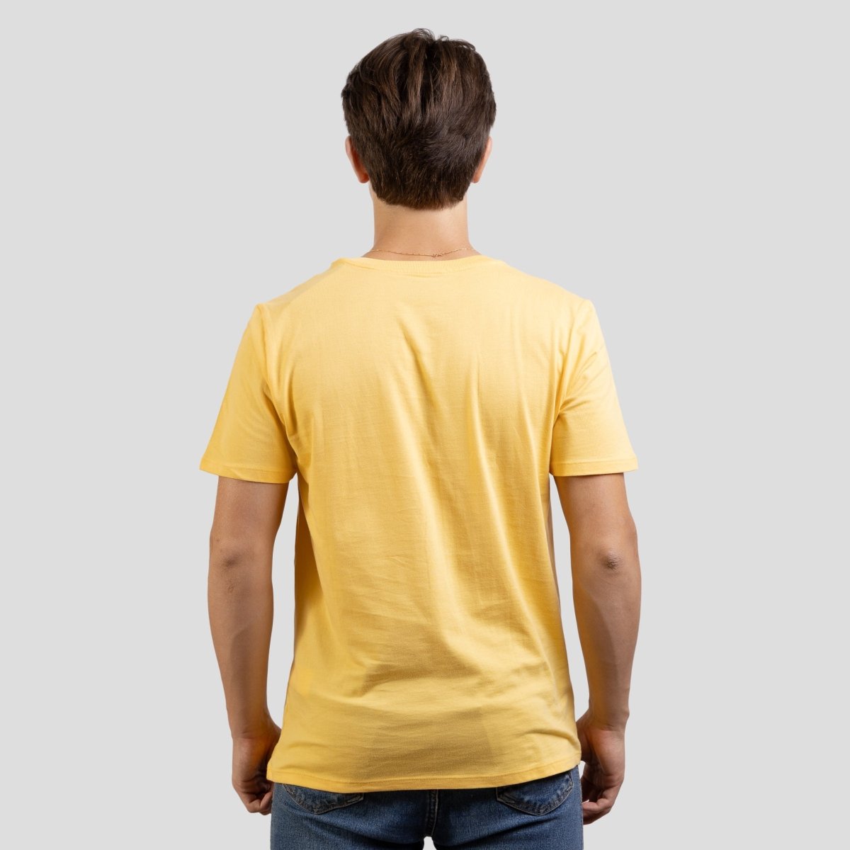 Camiseta Básica Strut Estampa Deserto Amarela - Strut