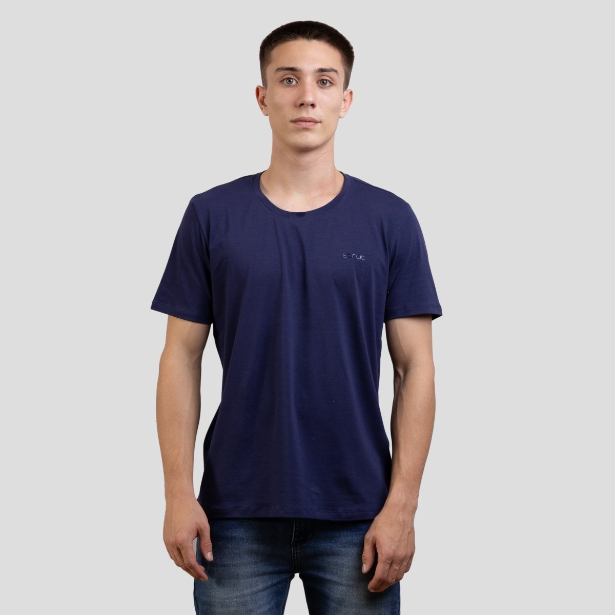 Camiseta Básica Strut Gola Careca Azul Marinho - Strut