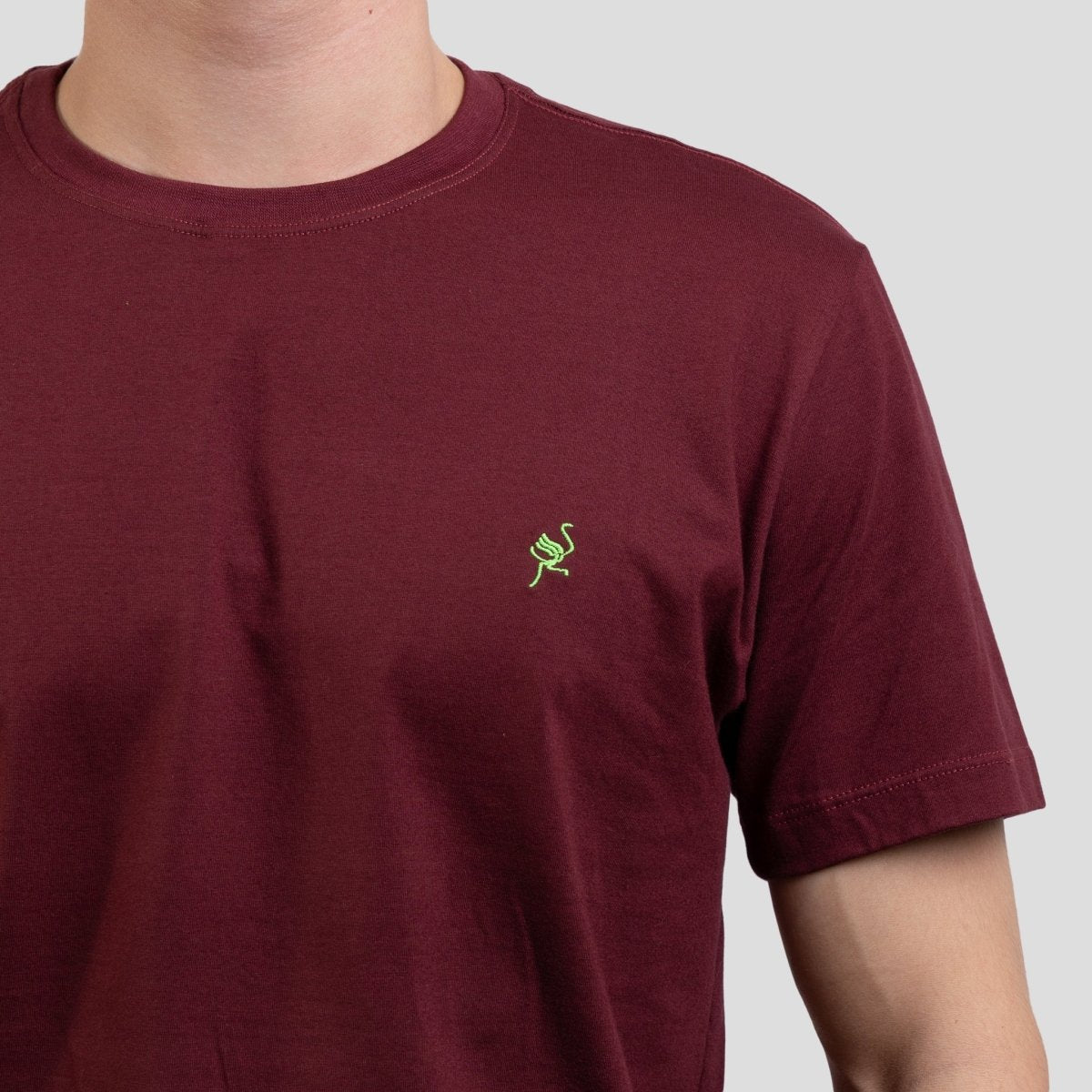 Camiseta Básica Strut Gola Careca Bordô - Strut