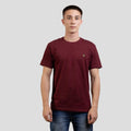 Camiseta Básica Strut Gola Careca Bordô - Strut