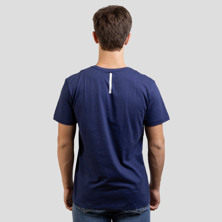 Camiseta Básica Strut Vintage Tractor Azul Marinho - Strut