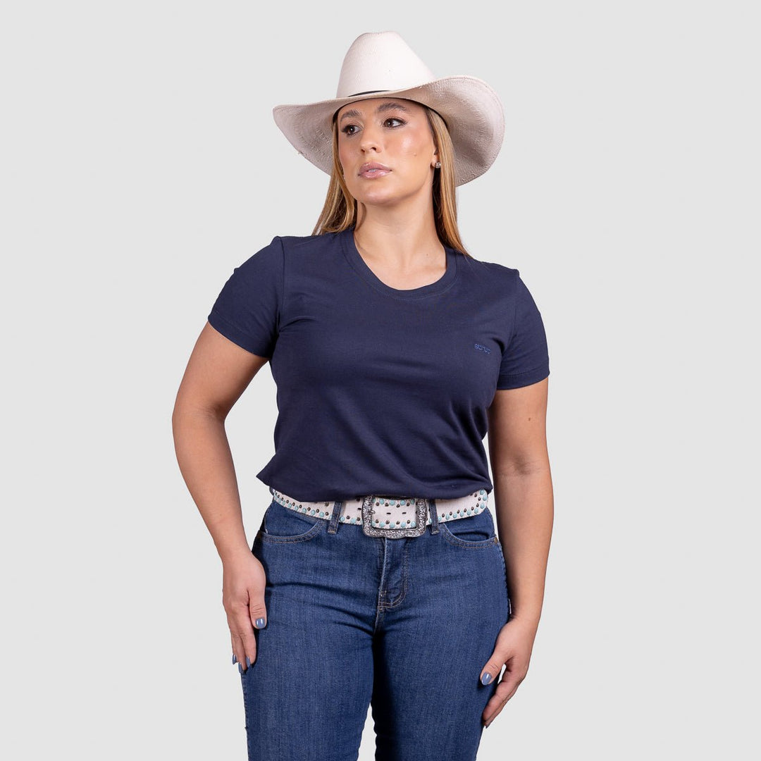 Camiseta Feminina Strut Algodão Pima - Dark - Strut