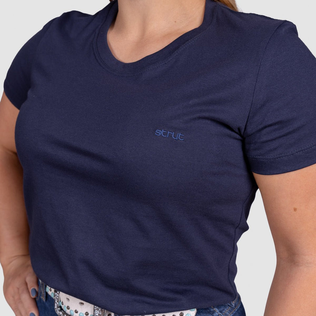 Camiseta Feminina Strut Algodão Pima - Dark - Strut